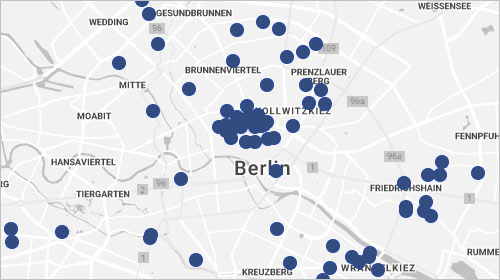 Sustainable Design Berlin Map 
