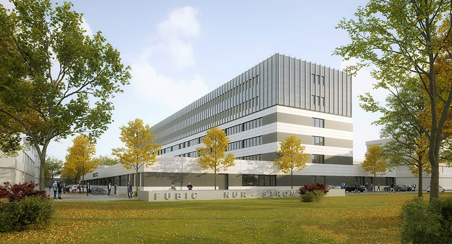 FUBIC Rückansicht – Business and Innovation Center