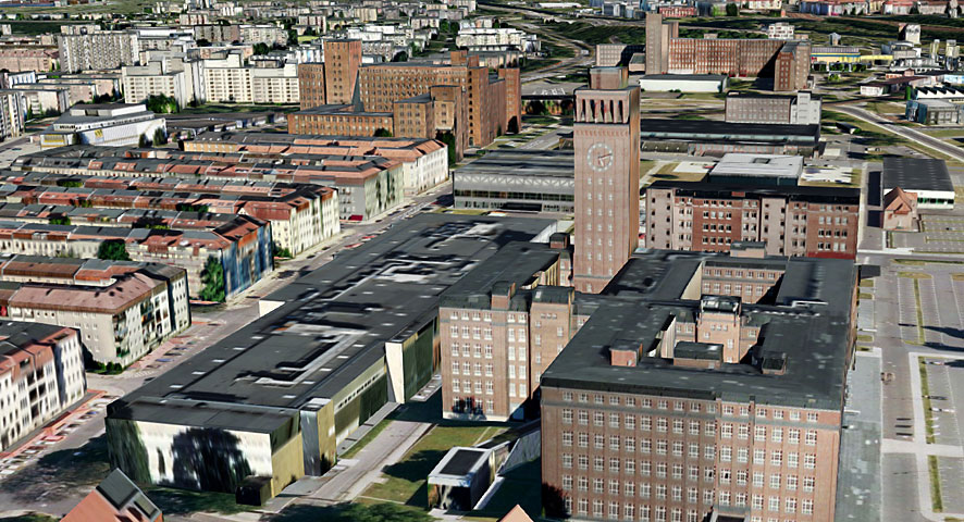 Thelen Technopark in 3D - Screenshot aus dem Wirtschaftsatlas Berlin