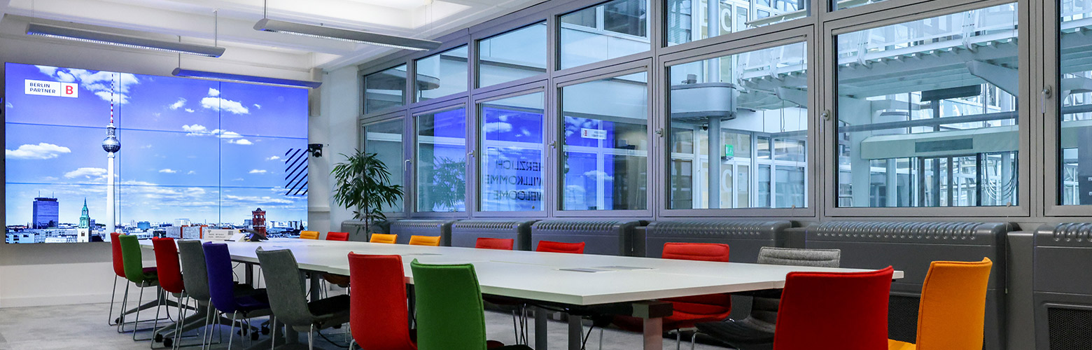 Berlin Business Location Center - Showroom von Berlin Partner im Ludwig Erhard Haus