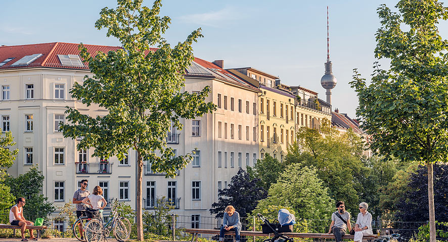 Der Kollwitzkiez im Berliner Bezirk Pankow