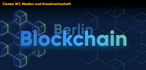 Banner zur Blockchain-Kampagnenseite der Berlin Partner GmbH