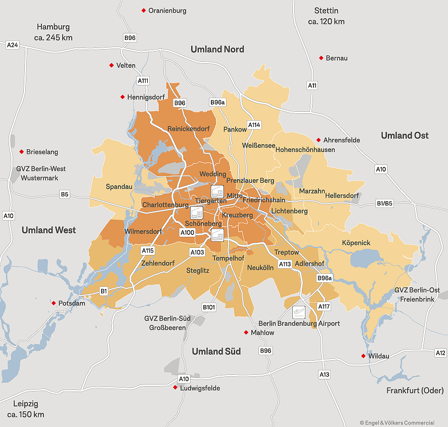 Industrial and logistics areas in Berlin, Engel & Völkers Commercial