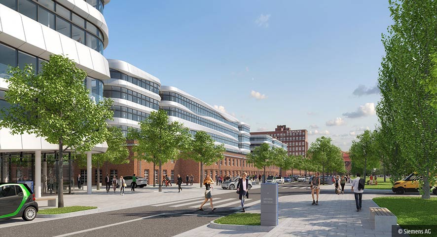 Siemensstadt 2.0 Zukunftsort Siemensstadt 2.0 mit Planungsgebäuden