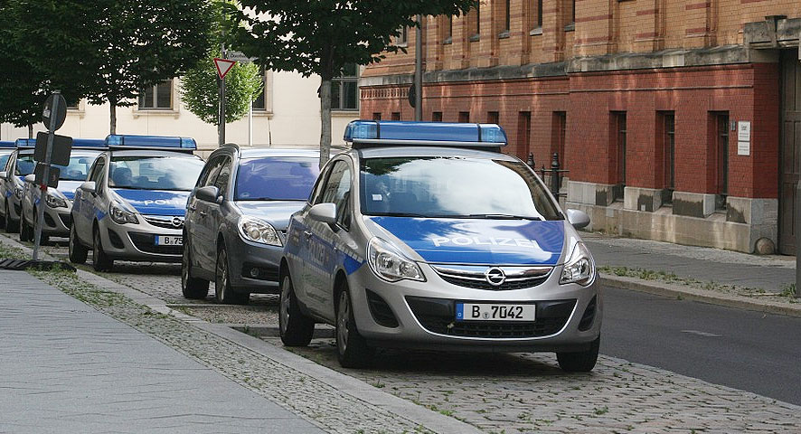 Polizeiautos in Berlin Polizeiautos in Berlin