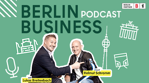 Podcast Berlin Partner - Lukas Breitenbach im Gespräch mit Professor Dr. Helmut Schramm, Leiter BMW-Motorradwerk Spandau