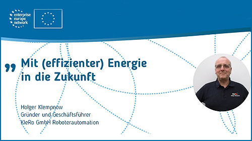 Youtube-Film "Mit (effizienter) Energie in die Zukunft – KleRo GmbH Berlin optimiert Energieeffizienz dank EENergy"